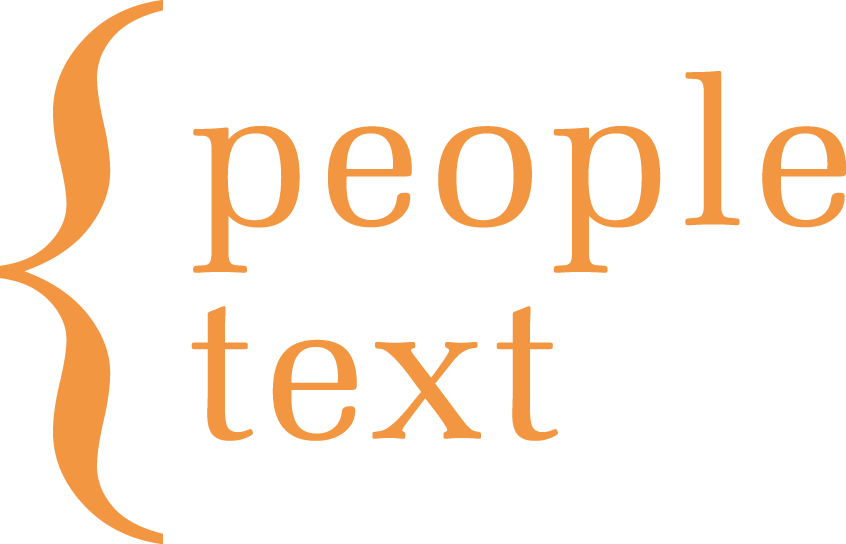 Logo people text